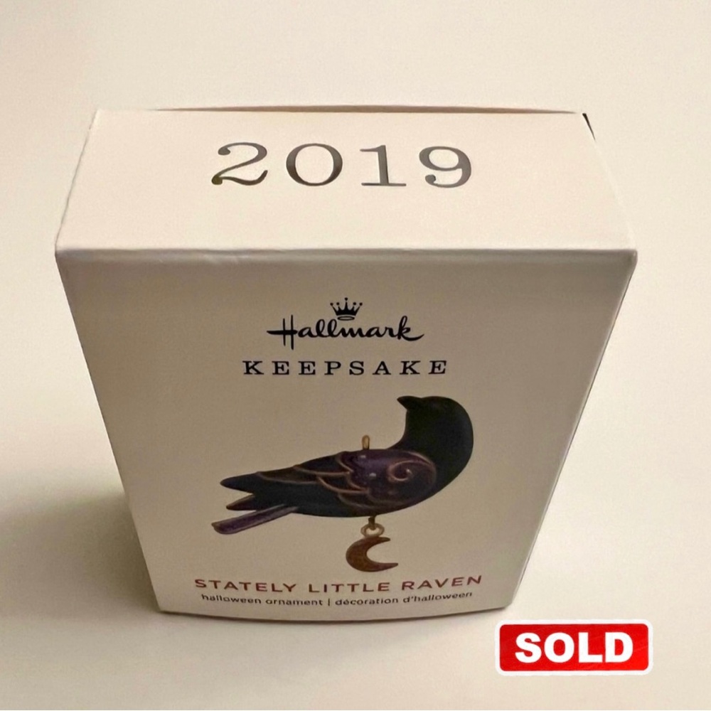 Hallmark Keepsake stately little raven 2019